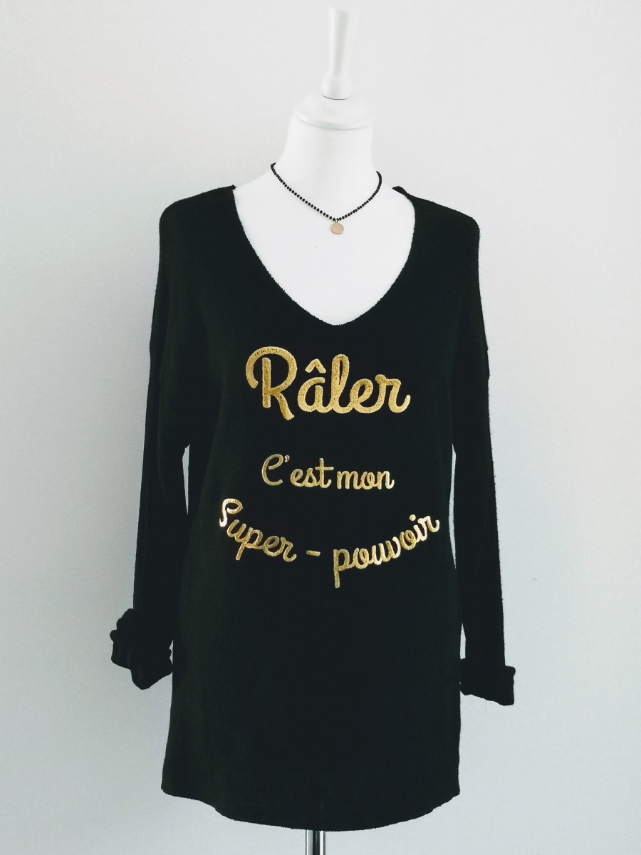 T.shirt râler c'est mon super pouvoir 1 l La mode au fémin vêtements prêt à porter femmes originaux dernières tendances T.shirt râler c'est mon super pouvoir 1 l La mode au fémin vêtements prêt à porter femmes originaux dernières tendances