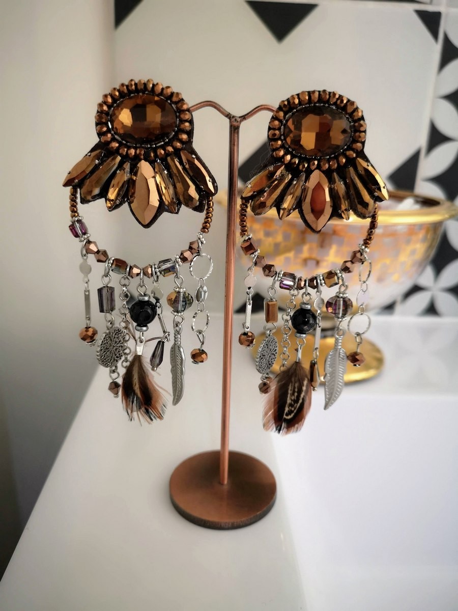 Boucles d'oreilles fantaisies 1 l La mode au féminin prêt à porter femmes vêtements originaux fashion dernières tendances Boucles d'oreilles fantaisies 1 l La mode au féminin prêt à porter femmes vêtements originaux fashion dernières tendances