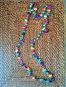 Grand sautoir perles multicolores synthétique bohème chic l 2 Vue de face l Tilleulmenthe boutique de mode femme en ligne