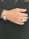 Braceket plaqué argent Ciclon & Swarovski l 1 vue porté l Tilleulmenthe boutique de mode femme Braceket plaqué argent Ciclon & Swarovski l 1 vue porté l Tilleulmenthe boutique de mode femme