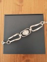 Bracelet Ciclon plaqué argent & Swarovski l 2 vue sur support l Tilleulmenthe boutique de mode femme