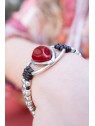 Bracelet Ciclon multi-rangs plaqué argent l 1 vue bracelet au poignet l Tilleulmenthe boutique de mode femme en ligne
