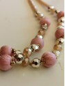Collier fantaisie ajustable | 4 vue rapprochée perles | Tilleulmenthe boutique de mode femme en ligne