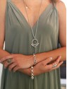 Bracelet Ciclon chaîne maillon | 1 vue portée de face | Tilleulmenthe boutique de mode femme en ligne