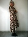 Robe longue manches longues encolure v l 2 vue 3/4 l Tilleulmenthe boutique de mode femme en ligne