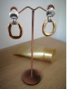 Boucles d'oreilles fait main plaqué or et argent l 3 vue sur portant l Tilleulmenthe mode boutique de vêtements femme en ligne
