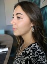 Boucles d'oreilles argent l 1 vue de face l Tilleulmenthe mode boutique de vêtements femme en ligne