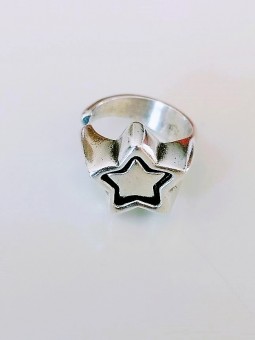 Bague étoile fabrication artisanale Ciclon l 3 vue seule l Tilleulmenthe mode boutique de vêtements femme en ligne