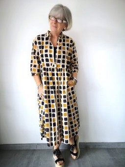 Robe manches longues Bagatelle l 3 vue entière l Tilleulmenthe mode boutique de vêtements femme en ligne