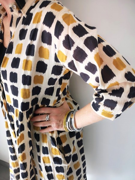 Robe longue colorée Bagatelle l 5 vue motifs l Tilleulmenthe mode boutique de vêtements femme en ligne