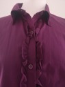 Robe courte avec col chemise violette l 3 vue col l Tilleulmenthe mode boutique de vêtements femme en ligne