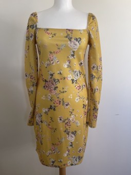 Robe épaules dénudées l 1 vue de face l Tilleulmenthe mode boutique de vêtements femme en ligne