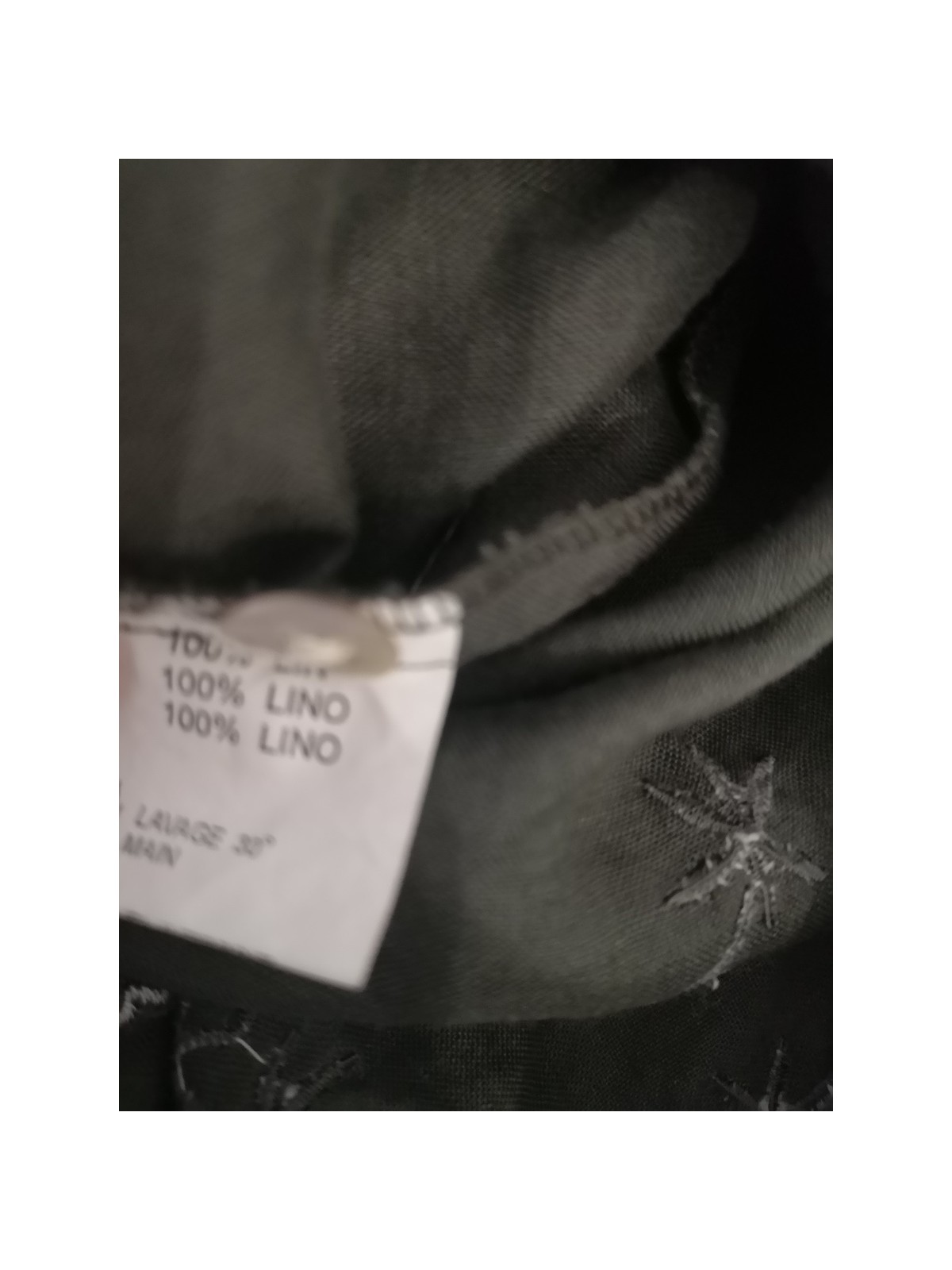 Robe en lin coupe chemise l 8 vue matière l Tilleulmenthe mode boutique de vêtements femme en ligne
