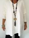 Sautoir long perles dorées et noires avec pendentif l 2 vue rapprochée l Tilleulmenthe mode boutique de vêtements femme en ligne
