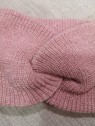 Headband rose avec noeud torsadé l 2 vue rapprochée l Tilleulmenthe mode boutique de vêtements femme en ligne