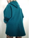 Veste avec capuche couleur bleu canard l 2 vue de dos l Tilleulmenthe mode boutique de vêtements femme en ligne