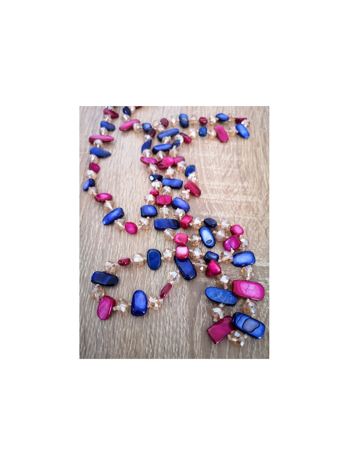 Sautoir colorés avec perles l 2 vue perles colorées l Tilleulmenthe mode boutique de vêtements femme en ligne