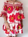 Blouse oversize colorée à fleurs l 2 vue motifs floraux l Tilleulmenthe mode boutique de vêtements femme en ligne