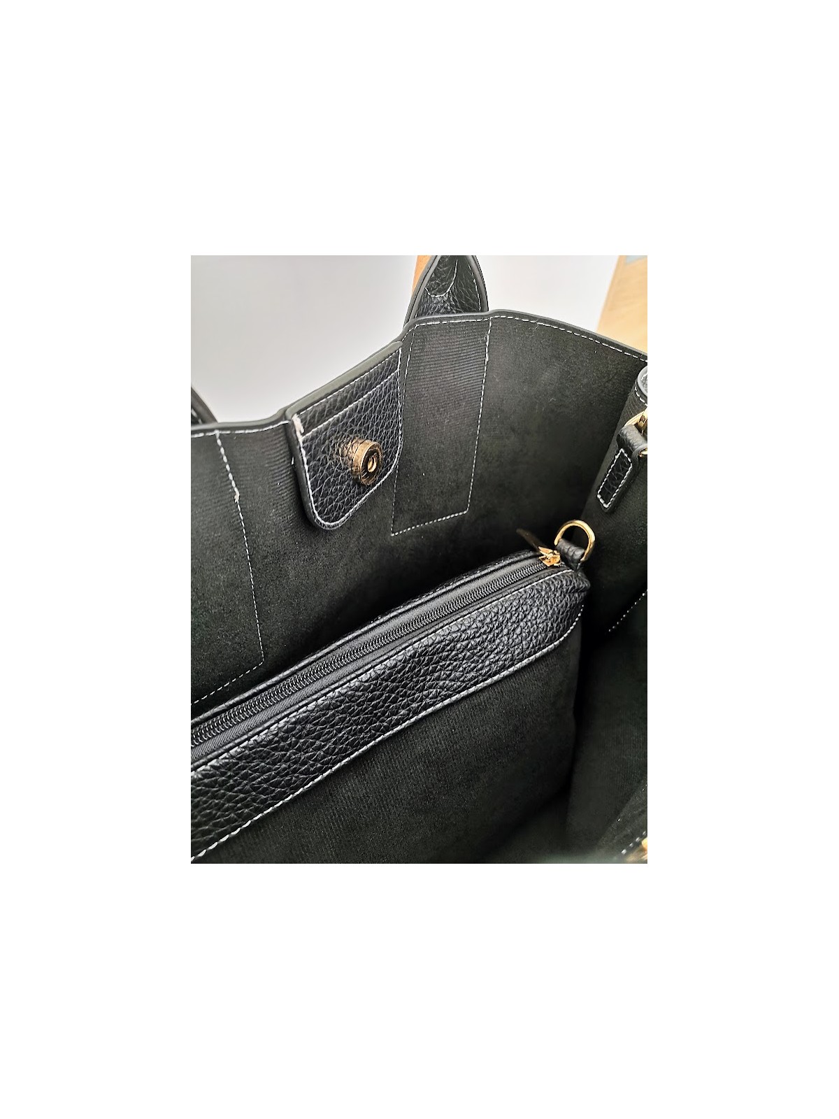 Sac à main pour femme coloré l 5 vue avec pochette l Tilleulmenthe mode boutique de vêtements femme en ligne