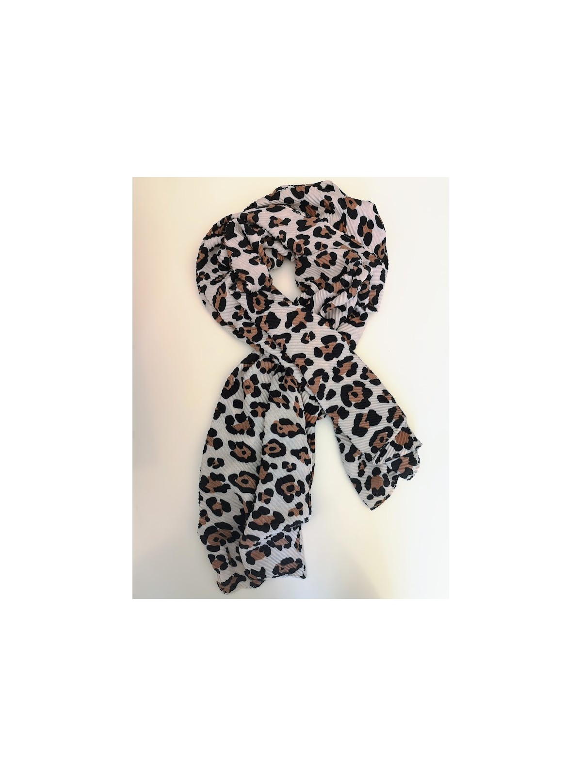 Foulard imprimé léopard I 1 vue entier l Tilleulmenthe boutique de vêtements femme en ligne