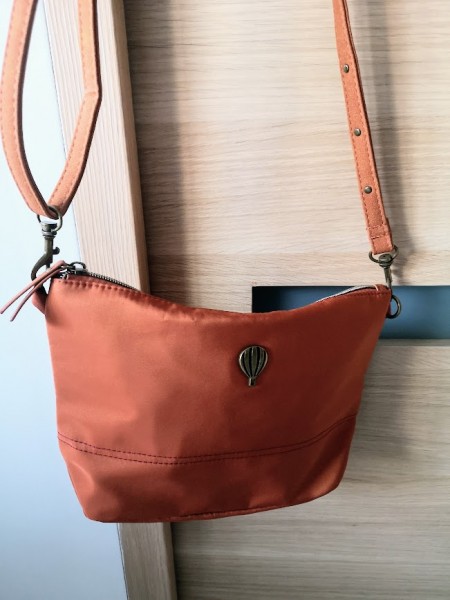 Sac à main pour femme rose et orange l 2 vue de dos l Tilleulmenthe mode boutique de vêtements femme en ligne