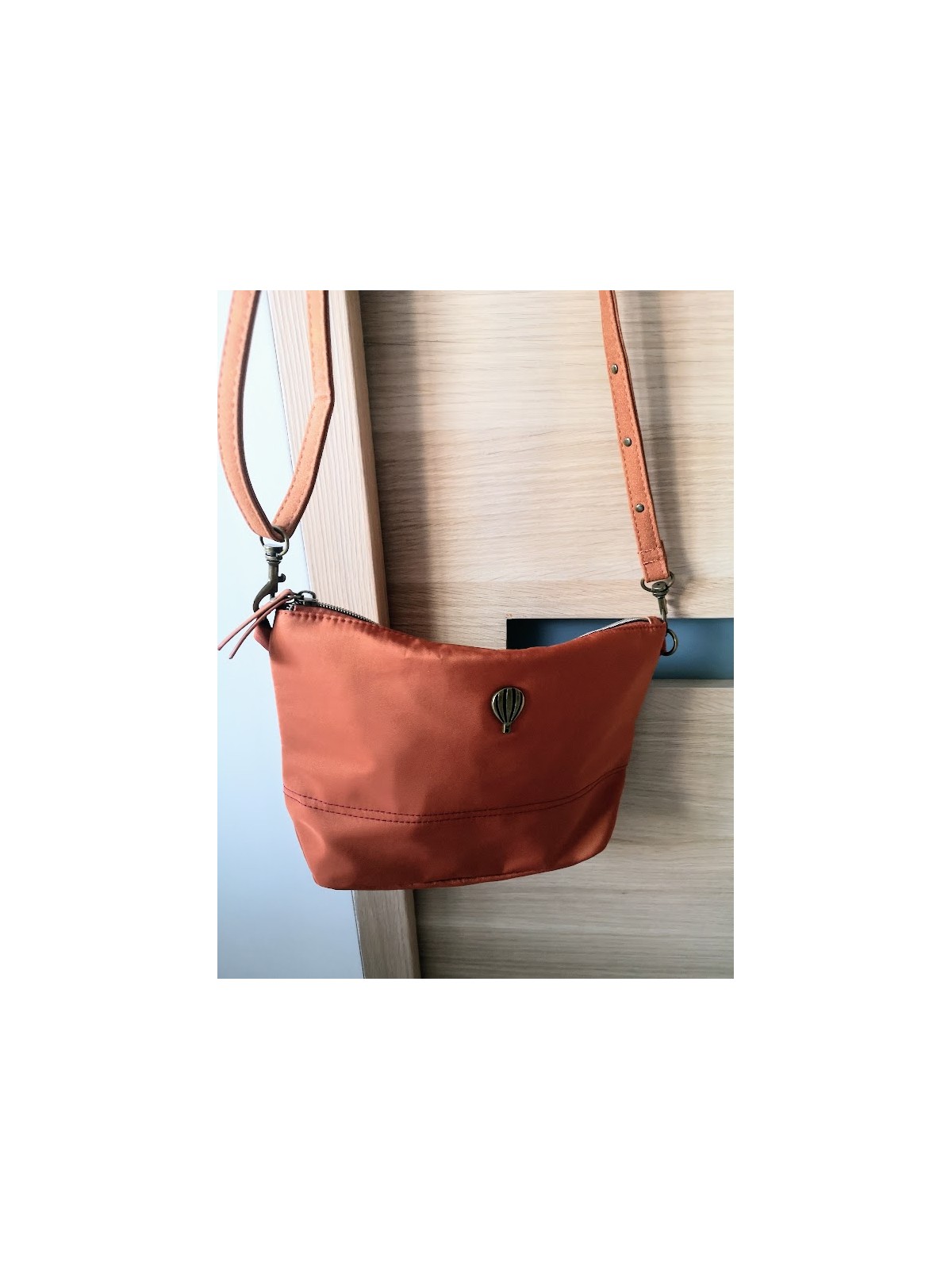 Sac à main pour femme rose et orange l 2 vue de dos l Tilleulmenthe mode boutique de vêtements femme en ligne