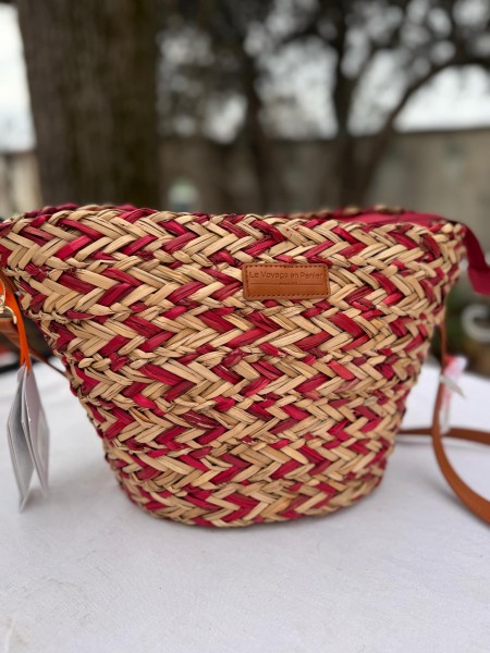 Sac panier femme rouge l 1 vue de face l Tilleulmenthe mode boutique de vêtements femme en ligne