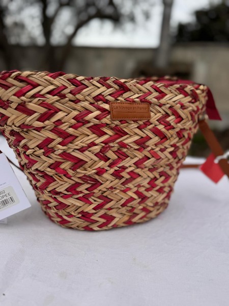 Sac été femme forme panier rouge l 2 vue sac l Tilleulmenthe mode boutique de vêtements femme en ligne