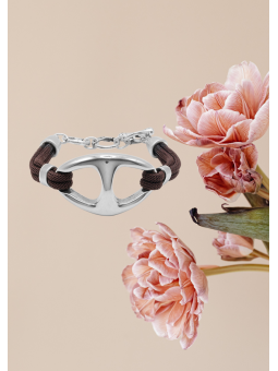 Bracelet avec cordon tressé marque Ciclon l 1 vue de face l Tilleulmenthe mode boutique de vêtements femme en ligne