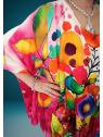 Haut manches longues imprimé fleuri l 4 vue motif coloré l Tilleulmenthe mode boutique de vêtements femme en ligne