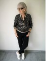 Bombers tendaance noir et doré l 4 vue couleur noire l Tilleulmenthe mode boutique de vêtements femme en ligne