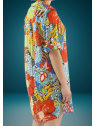 Tunique ample ultra colorée à motifs l 3 vue de dos l Tilleulmenthe mode boutique de vêtements femme en ligne