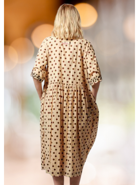 Robe longue avec poches marque l'Eté de Jeanne l 3 vue de dos l Tilleulmenthe mode boutique de vêtements femme en ligne
