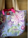 Sac femme coton motif fleuri avec noeud rose l 6 vue fleurs l Tilleulmenthe mode boutique de vêtements femme en ligne