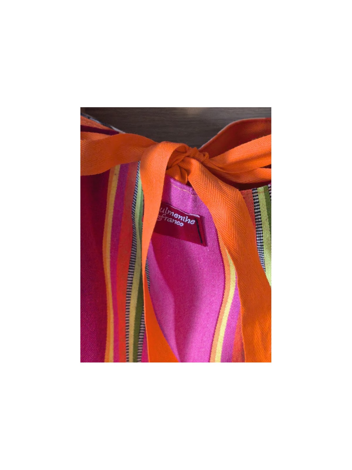 Sac réversible motifs rayé l 4 vue rayures l Tilleulmenthe mode boutique de vêtements femme en ligne