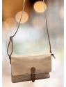Sac à main femme marron beige l 1 vue de face l Tilleulmenthe mode boutique de vêtements femme en ligne