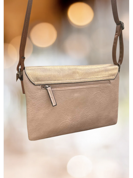 Sac à mains avec poches et fermetures zippées l 3 vue de dos l Tilleulmenthe mode boutique de vêtements femme en ligne