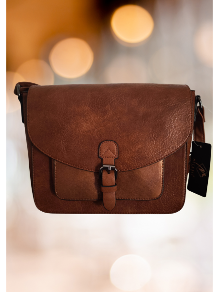 Sac marron avec poches et fermetures zippées l 6 vue poches l Tilleulmenthe mode boutique de vêtements femme en ligne