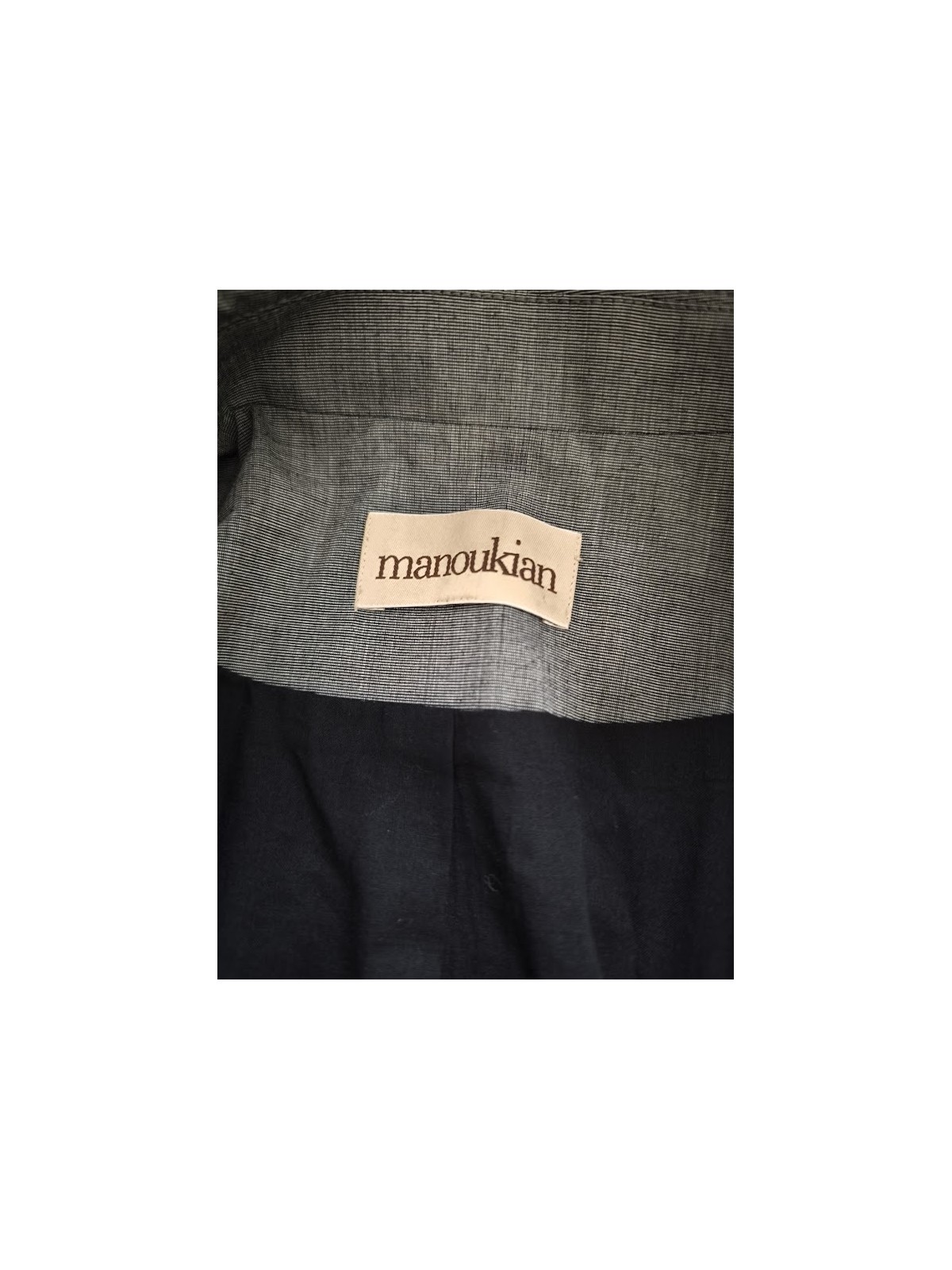 Veste manches longues Manoukian, couleur grise l 4 vue étiquette l Tilleulmenthe mode boutique de vêtements femme en ligne