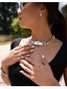 Collier ras de cou plaqué argent marque Ciclon l 1 vue porté l Tilleulmenthe mode boutique de vêtements femme en ligne
