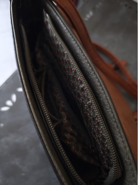 Sac doublé tissu à l'intérieur l 3 vue motifs l Tilleulmenthe mode boutique de vêtements femme en ligne