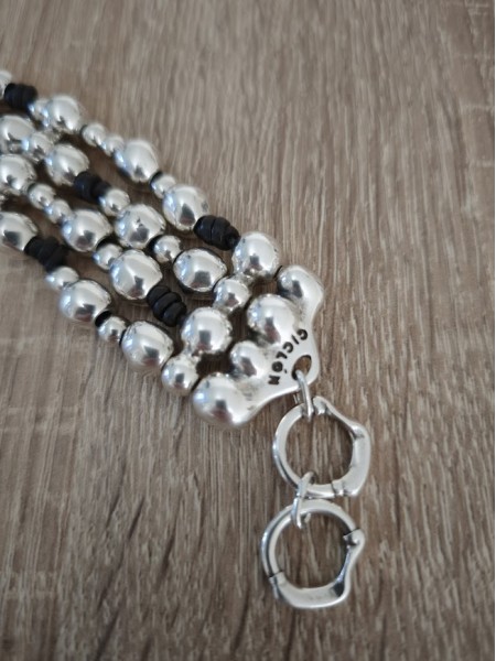 Bracelet femme ciclon plaqué argent l 3 vue rapprochée l Tilleulmenthe mode boutique de vêtements femme en ligne