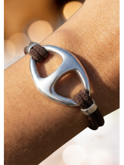 Bracelet avec cordon tressé marque Ciclon l 1 vue de face l Tilleulmenthe mode boutique de vêtements femme en ligne