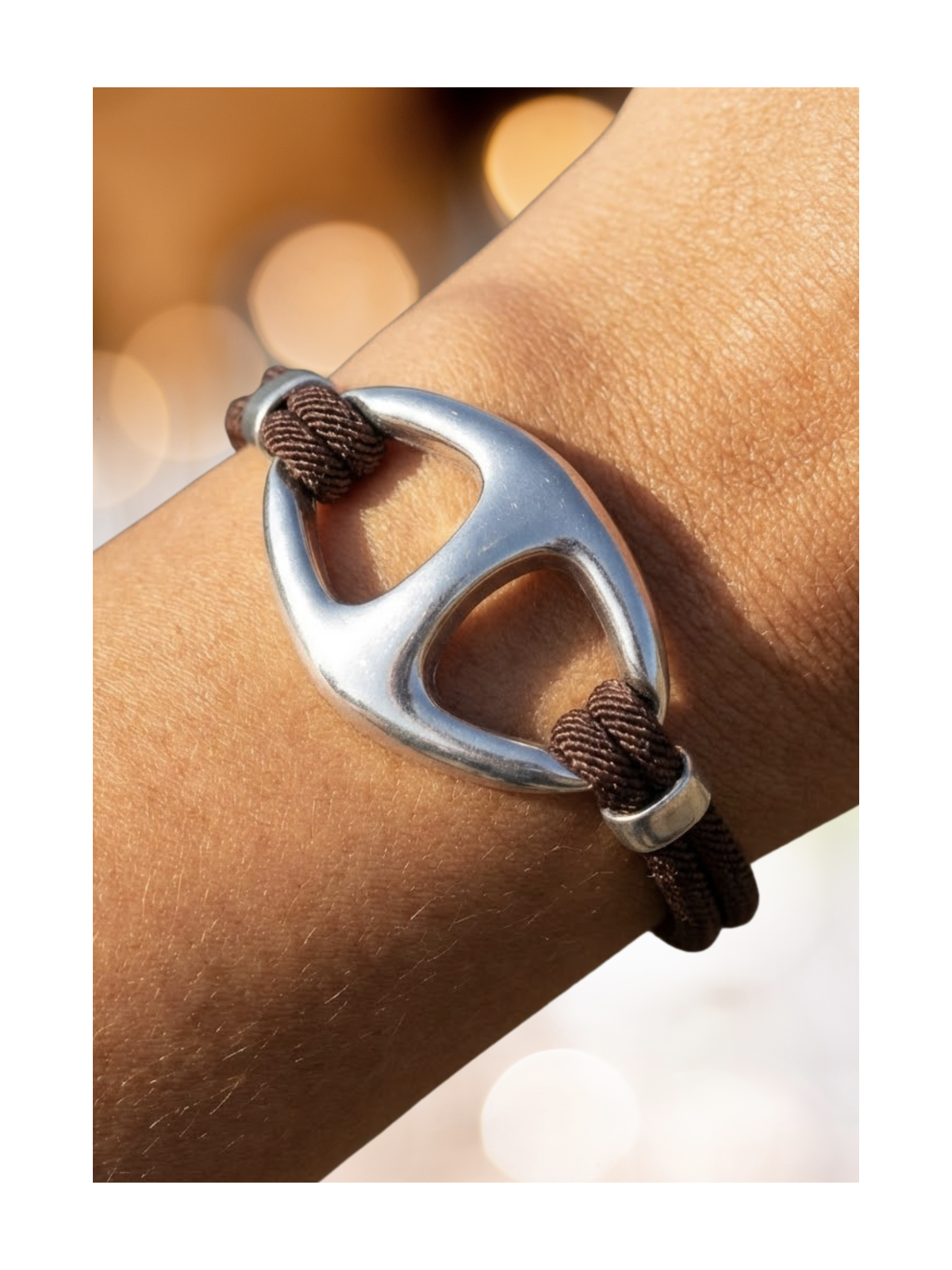 Bracelet avec cordon tressé marque Ciclon l 1 vue de face l Tilleulmenthe mode boutique de vêtements femme en ligne