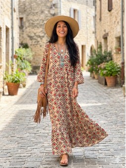 Robe marque Bagatelle France l 1 vue robe avec femme l Tilleulmenthe mode boutique de vêtements femme en ligne