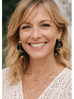 Boucles d'oreille acier...