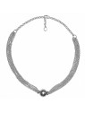 Collier court plaqué argent marque Ciclon l 2 vue rapprochée l Tilleulmenthe mode boutique de vêtements femme en ligne
