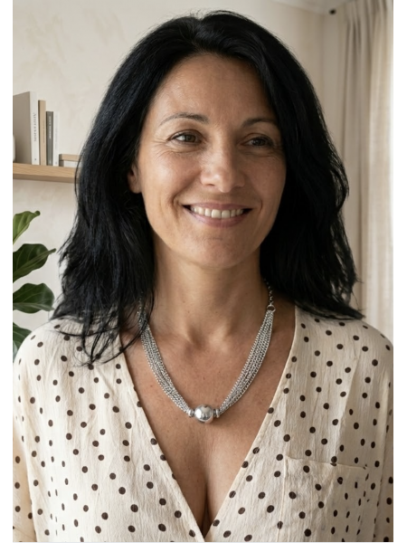 Collier Ciclon ras de cou collection spherik l 1 vue de face l Tilleulmenthe mode boutique de vêtements femme en ligne