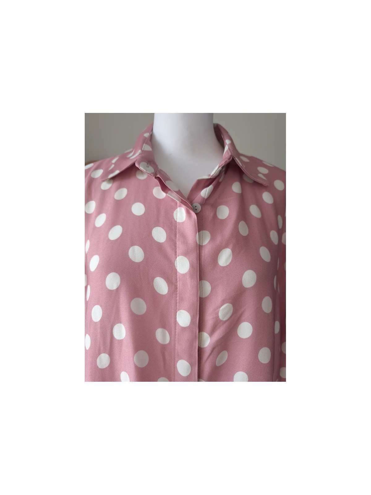 Chemise boutonnée sur le devant colorée l 6 vue de près l Tilleulmenthe mode boutique de vêtements femme en ligne