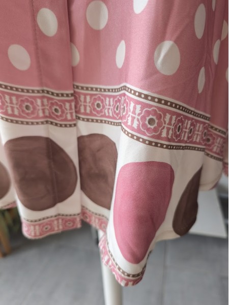 Blouse ample à motifs pois couleur rose l 6 vue pois l Tilleulmenthe mode boutique de vêtements femme en ligne